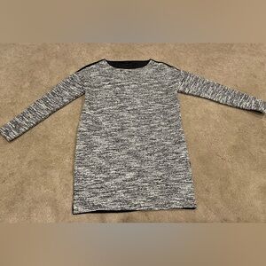 Banana Republic long sleeve dress- Black and White- Size Small